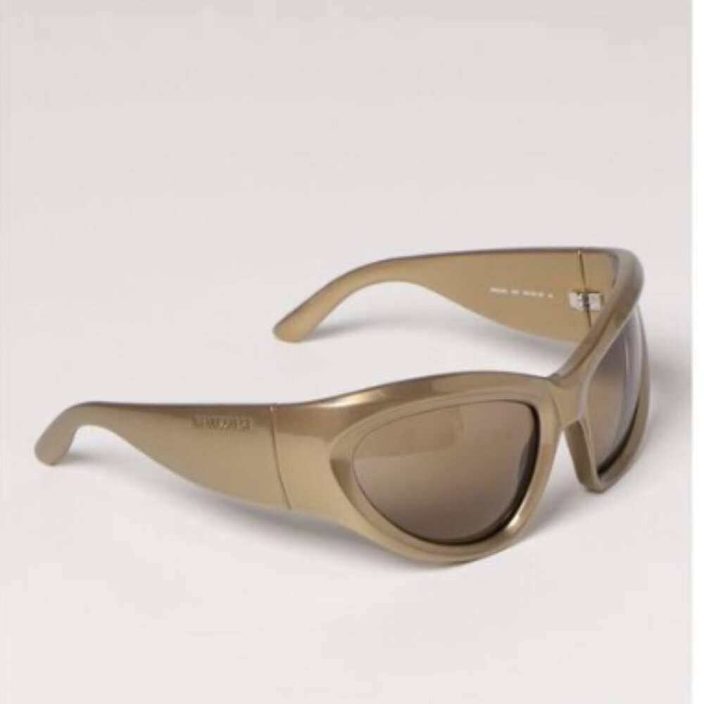 NEW Balenciaga Sunglasses Woman Gold - Picture 1 of 5